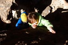 Bouldering in Hueco Tanks on 01/03/2020 with Blue Lizard Climbing and Yoga

Filename: SRM_20200103_1236310.jpg
Aperture: f/5.6
Shutter Speed: 1/500
Body: Canon EOS-1D Mark II
Lens: Canon EF 16-35mm f/2.8 L