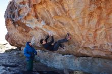 Bouldering in Hueco Tanks on 01/03/2020 with Blue Lizard Climbing and Yoga

Filename: SRM_20200103_1242510.jpg
Aperture: f/4.5
Shutter Speed: 1/500
Body: Canon EOS-1D Mark II
Lens: Canon EF 16-35mm f/2.8 L