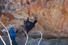 Bouldering in Hueco Tanks on 01/03/2020 with Blue Lizard Climbing and Yoga

Filename: SRM_20200103_1246590.jpg
Aperture: f/4.0
Shutter Speed: 1/500
Body: Canon EOS-1D Mark II
Lens: Canon EF 50mm f/1.8 II