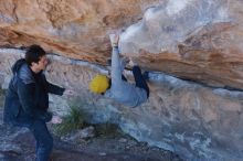 Bouldering in Hueco Tanks on 01/03/2020 with Blue Lizard Climbing and Yoga

Filename: SRM_20200103_1254440.jpg
Aperture: f/4.5
Shutter Speed: 1/320
Body: Canon EOS-1D Mark II
Lens: Canon EF 16-35mm f/2.8 L