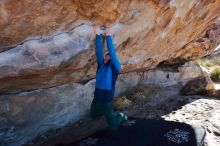 Bouldering in Hueco Tanks on 01/03/2020 with Blue Lizard Climbing and Yoga

Filename: SRM_20200103_1300050.jpg
Aperture: f/5.6
Shutter Speed: 1/320
Body: Canon EOS-1D Mark II
Lens: Canon EF 16-35mm f/2.8 L