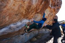 Bouldering in Hueco Tanks on 01/03/2020 with Blue Lizard Climbing and Yoga

Filename: SRM_20200103_1300250.jpg
Aperture: f/7.1
Shutter Speed: 1/320
Body: Canon EOS-1D Mark II
Lens: Canon EF 16-35mm f/2.8 L