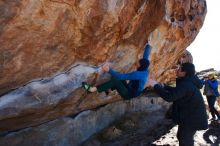 Bouldering in Hueco Tanks on 01/03/2020 with Blue Lizard Climbing and Yoga

Filename: SRM_20200103_1300260.jpg
Aperture: f/7.1
Shutter Speed: 1/320
Body: Canon EOS-1D Mark II
Lens: Canon EF 16-35mm f/2.8 L