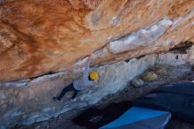 Bouldering in Hueco Tanks on 01/03/2020 with Blue Lizard Climbing and Yoga

Filename: SRM_20200103_1303420.jpg
Aperture: f/5.0
Shutter Speed: 1/320
Body: Canon EOS-1D Mark II
Lens: Canon EF 16-35mm f/2.8 L