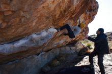 Bouldering in Hueco Tanks on 01/03/2020 with Blue Lizard Climbing and Yoga

Filename: SRM_20200103_1304230.jpg
Aperture: f/8.0
Shutter Speed: 1/320
Body: Canon EOS-1D Mark II
Lens: Canon EF 16-35mm f/2.8 L