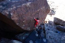 Bouldering in Hueco Tanks on 01/03/2020 with Blue Lizard Climbing and Yoga

Filename: SRM_20200103_1349230.jpg
Aperture: f/4.0
Shutter Speed: 1/320
Body: Canon EOS-1D Mark II
Lens: Canon EF 16-35mm f/2.8 L