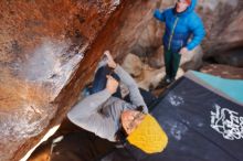 Bouldering in Hueco Tanks on 01/03/2020 with Blue Lizard Climbing and Yoga

Filename: SRM_20200103_1425320.jpg
Aperture: f/3.5
Shutter Speed: 1/250
Body: Canon EOS-1D Mark II
Lens: Canon EF 16-35mm f/2.8 L