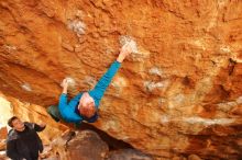 Bouldering in Hueco Tanks on 01/03/2020 with Blue Lizard Climbing and Yoga

Filename: SRM_20200103_1503330.jpg
Aperture: f/4.5
Shutter Speed: 1/200
Body: Canon EOS-1D Mark II
Lens: Canon EF 16-35mm f/2.8 L