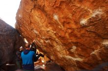 Bouldering in Hueco Tanks on 01/03/2020 with Blue Lizard Climbing and Yoga

Filename: SRM_20200103_1517291.jpg
Aperture: f/4.5
Shutter Speed: 1/250
Body: Canon EOS-1D Mark II
Lens: Canon EF 16-35mm f/2.8 L