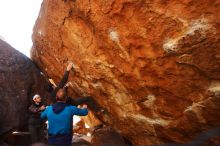 Bouldering in Hueco Tanks on 01/03/2020 with Blue Lizard Climbing and Yoga

Filename: SRM_20200103_1517380.jpg
Aperture: f/4.5
Shutter Speed: 1/250
Body: Canon EOS-1D Mark II
Lens: Canon EF 16-35mm f/2.8 L