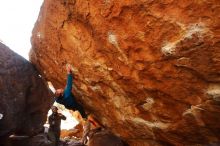 Bouldering in Hueco Tanks on 01/03/2020 with Blue Lizard Climbing and Yoga

Filename: SRM_20200103_1521030.jpg
Aperture: f/4.5
Shutter Speed: 1/250
Body: Canon EOS-1D Mark II
Lens: Canon EF 16-35mm f/2.8 L