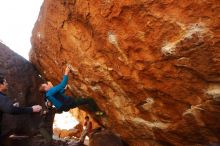 Bouldering in Hueco Tanks on 01/03/2020 with Blue Lizard Climbing and Yoga

Filename: SRM_20200103_1521090.jpg
Aperture: f/4.5
Shutter Speed: 1/250
Body: Canon EOS-1D Mark II
Lens: Canon EF 16-35mm f/2.8 L