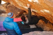 Bouldering in Hueco Tanks on 01/03/2020 with Blue Lizard Climbing and Yoga

Filename: SRM_20200103_1613150.jpg
Aperture: f/2.2
Shutter Speed: 1/250
Body: Canon EOS-1D Mark II
Lens: Canon EF 50mm f/1.8 II