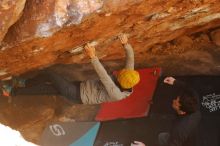 Bouldering in Hueco Tanks on 01/03/2020 with Blue Lizard Climbing and Yoga

Filename: SRM_20200103_1631080.jpg
Aperture: f/4.0
Shutter Speed: 1/250
Body: Canon EOS-1D Mark II
Lens: Canon EF 50mm f/1.8 II