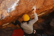 Bouldering in Hueco Tanks on 01/03/2020 with Blue Lizard Climbing and Yoga

Filename: SRM_20200103_1631301.jpg
Aperture: f/5.0
Shutter Speed: 1/250
Body: Canon EOS-1D Mark II
Lens: Canon EF 50mm f/1.8 II