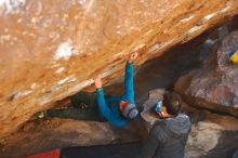 Bouldering in Hueco Tanks on 01/03/2020 with Blue Lizard Climbing and Yoga

Filename: SRM_20200103_1642050.jpg
Aperture: f/2.2
Shutter Speed: 1/320
Body: Canon EOS-1D Mark II
Lens: Canon EF 50mm f/1.8 II