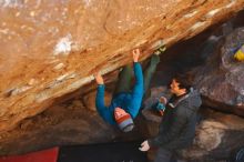 Bouldering in Hueco Tanks on 01/03/2020 with Blue Lizard Climbing and Yoga

Filename: SRM_20200103_1642090.jpg
Aperture: f/2.5
Shutter Speed: 1/320
Body: Canon EOS-1D Mark II
Lens: Canon EF 50mm f/1.8 II