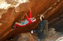 Bouldering in Hueco Tanks on 01/03/2020 with Blue Lizard Climbing and Yoga

Filename: SRM_20200103_1713020.jpg
Aperture: f/5.0
Shutter Speed: 1/320
Body: Canon EOS-1D Mark II
Lens: Canon EF 50mm f/1.8 II