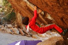 Bouldering in Hueco Tanks on 01/03/2020 with Blue Lizard Climbing and Yoga

Filename: SRM_20200103_1728560.jpg
Aperture: f/3.5
Shutter Speed: 1/320
Body: Canon EOS-1D Mark II
Lens: Canon EF 50mm f/1.8 II