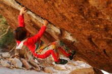 Bouldering in Hueco Tanks on 01/03/2020 with Blue Lizard Climbing and Yoga

Filename: SRM_20200103_1728591.jpg
Aperture: f/3.5
Shutter Speed: 1/320
Body: Canon EOS-1D Mark II
Lens: Canon EF 50mm f/1.8 II