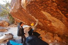 Bouldering in Hueco Tanks on 01/03/2020 with Blue Lizard Climbing and Yoga

Filename: SRM_20200103_1754420.jpg
Aperture: f/3.5
Shutter Speed: 1/250
Body: Canon EOS-1D Mark II
Lens: Canon EF 16-35mm f/2.8 L