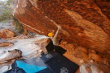 Bouldering in Hueco Tanks on 01/03/2020 with Blue Lizard Climbing and Yoga

Filename: SRM_20200103_1756211.jpg
Aperture: f/4.5
Shutter Speed: 1/250
Body: Canon EOS-1D Mark II
Lens: Canon EF 16-35mm f/2.8 L