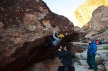 Bouldering in Hueco Tanks on 01/03/2020 with Blue Lizard Climbing and Yoga

Filename: SRM_20200103_1809380.jpg
Aperture: f/4.5
Shutter Speed: 1/250
Body: Canon EOS-1D Mark II
Lens: Canon EF 16-35mm f/2.8 L