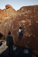 Bouldering in Hueco Tanks on 01/03/2020 with Blue Lizard Climbing and Yoga

Filename: SRM_20200103_1824430.jpg
Aperture: f/3.5
Shutter Speed: 1/200
Body: Canon EOS-1D Mark II
Lens: Canon EF 16-35mm f/2.8 L