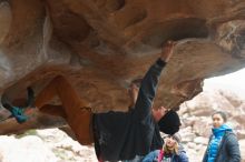 Bouldering in Hueco Tanks on 01/02/2020 with Blue Lizard Climbing and Yoga

Filename: SRM_20200102_1112330.jpg
Aperture: f/4.0
Shutter Speed: 1/250
Body: Canon EOS-1D Mark II
Lens: Canon EF 50mm f/1.8 II