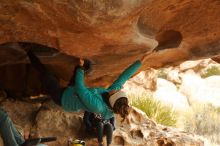 Bouldering in Hueco Tanks on 01/02/2020 with Blue Lizard Climbing and Yoga

Filename: SRM_20200102_1118330.jpg
Aperture: f/4.0
Shutter Speed: 1/250
Body: Canon EOS-1D Mark II
Lens: Canon EF 50mm f/1.8 II