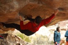 Bouldering in Hueco Tanks on 01/02/2020 with Blue Lizard Climbing and Yoga

Filename: SRM_20200102_1122530.jpg
Aperture: f/3.2
Shutter Speed: 1/250
Body: Canon EOS-1D Mark II
Lens: Canon EF 50mm f/1.8 II