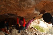 Bouldering in Hueco Tanks on 01/02/2020 with Blue Lizard Climbing and Yoga

Filename: SRM_20200102_1124110.jpg
Aperture: f/3.2
Shutter Speed: 1/250
Body: Canon EOS-1D Mark II
Lens: Canon EF 50mm f/1.8 II