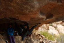 Bouldering in Hueco Tanks on 01/02/2020 with Blue Lizard Climbing and Yoga

Filename: SRM_20200102_1129480.jpg
Aperture: f/3.2
Shutter Speed: 1/250
Body: Canon EOS-1D Mark II
Lens: Canon EF 50mm f/1.8 II