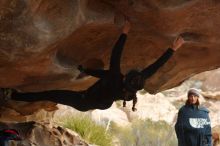 Bouldering in Hueco Tanks on 01/02/2020 with Blue Lizard Climbing and Yoga

Filename: SRM_20200102_1130260.jpg
Aperture: f/3.2
Shutter Speed: 1/250
Body: Canon EOS-1D Mark II
Lens: Canon EF 50mm f/1.8 II