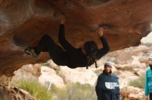 Bouldering in Hueco Tanks on 01/02/2020 with Blue Lizard Climbing and Yoga

Filename: SRM_20200102_1130300.jpg
Aperture: f/3.2
Shutter Speed: 1/250
Body: Canon EOS-1D Mark II
Lens: Canon EF 50mm f/1.8 II