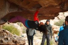 Bouldering in Hueco Tanks on 01/02/2020 with Blue Lizard Climbing and Yoga

Filename: SRM_20200102_1134010.jpg
Aperture: f/3.2
Shutter Speed: 1/250
Body: Canon EOS-1D Mark II
Lens: Canon EF 50mm f/1.8 II