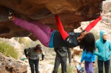 Bouldering in Hueco Tanks on 01/02/2020 with Blue Lizard Climbing and Yoga

Filename: SRM_20200102_1134070.jpg
Aperture: f/3.2
Shutter Speed: 1/250
Body: Canon EOS-1D Mark II
Lens: Canon EF 50mm f/1.8 II