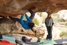 Bouldering in Hueco Tanks on 01/02/2020 with Blue Lizard Climbing and Yoga

Filename: SRM_20200102_1139190.jpg
Aperture: f/3.2
Shutter Speed: 1/250
Body: Canon EOS-1D Mark II
Lens: Canon EF 50mm f/1.8 II