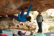 Bouldering in Hueco Tanks on 01/02/2020 with Blue Lizard Climbing and Yoga

Filename: SRM_20200102_1139230.jpg
Aperture: f/3.2
Shutter Speed: 1/250
Body: Canon EOS-1D Mark II
Lens: Canon EF 50mm f/1.8 II