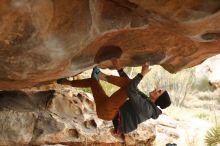 Bouldering in Hueco Tanks on 01/02/2020 with Blue Lizard Climbing and Yoga

Filename: SRM_20200102_1141430.jpg
Aperture: f/3.2
Shutter Speed: 1/250
Body: Canon EOS-1D Mark II
Lens: Canon EF 50mm f/1.8 II