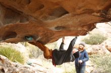 Bouldering in Hueco Tanks on 01/02/2020 with Blue Lizard Climbing and Yoga

Filename: SRM_20200102_1141510.jpg
Aperture: f/3.2
Shutter Speed: 1/250
Body: Canon EOS-1D Mark II
Lens: Canon EF 50mm f/1.8 II