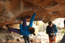 Bouldering in Hueco Tanks on 01/02/2020 with Blue Lizard Climbing and Yoga

Filename: SRM_20200102_1143240.jpg
Aperture: f/3.2
Shutter Speed: 1/250
Body: Canon EOS-1D Mark II
Lens: Canon EF 50mm f/1.8 II