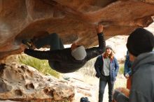 Bouldering in Hueco Tanks on 01/02/2020 with Blue Lizard Climbing and Yoga

Filename: SRM_20200102_1144110.jpg
Aperture: f/3.2
Shutter Speed: 1/250
Body: Canon EOS-1D Mark II
Lens: Canon EF 50mm f/1.8 II