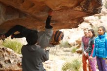 Bouldering in Hueco Tanks on 01/02/2020 with Blue Lizard Climbing and Yoga

Filename: SRM_20200102_1145511.jpg
Aperture: f/3.2
Shutter Speed: 1/250
Body: Canon EOS-1D Mark II
Lens: Canon EF 50mm f/1.8 II