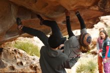 Bouldering in Hueco Tanks on 01/02/2020 with Blue Lizard Climbing and Yoga

Filename: SRM_20200102_1145580.jpg
Aperture: f/3.2
Shutter Speed: 1/250
Body: Canon EOS-1D Mark II
Lens: Canon EF 50mm f/1.8 II