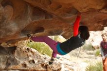 Bouldering in Hueco Tanks on 01/02/2020 with Blue Lizard Climbing and Yoga

Filename: SRM_20200102_1146440.jpg
Aperture: f/3.2
Shutter Speed: 1/250
Body: Canon EOS-1D Mark II
Lens: Canon EF 50mm f/1.8 II