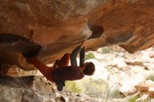 Bouldering in Hueco Tanks on 01/02/2020 with Blue Lizard Climbing and Yoga

Filename: SRM_20200102_1147310.jpg
Aperture: f/3.2
Shutter Speed: 1/250
Body: Canon EOS-1D Mark II
Lens: Canon EF 50mm f/1.8 II