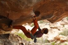 Bouldering in Hueco Tanks on 01/02/2020 with Blue Lizard Climbing and Yoga

Filename: SRM_20200102_1147360.jpg
Aperture: f/3.5
Shutter Speed: 1/250
Body: Canon EOS-1D Mark II
Lens: Canon EF 50mm f/1.8 II