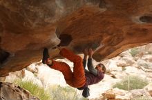 Bouldering in Hueco Tanks on 01/02/2020 with Blue Lizard Climbing and Yoga

Filename: SRM_20200102_1147420.jpg
Aperture: f/3.5
Shutter Speed: 1/250
Body: Canon EOS-1D Mark II
Lens: Canon EF 50mm f/1.8 II