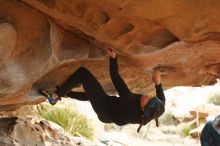 Bouldering in Hueco Tanks on 01/02/2020 with Blue Lizard Climbing and Yoga

Filename: SRM_20200102_1151161.jpg
Aperture: f/3.2
Shutter Speed: 1/250
Body: Canon EOS-1D Mark II
Lens: Canon EF 50mm f/1.8 II